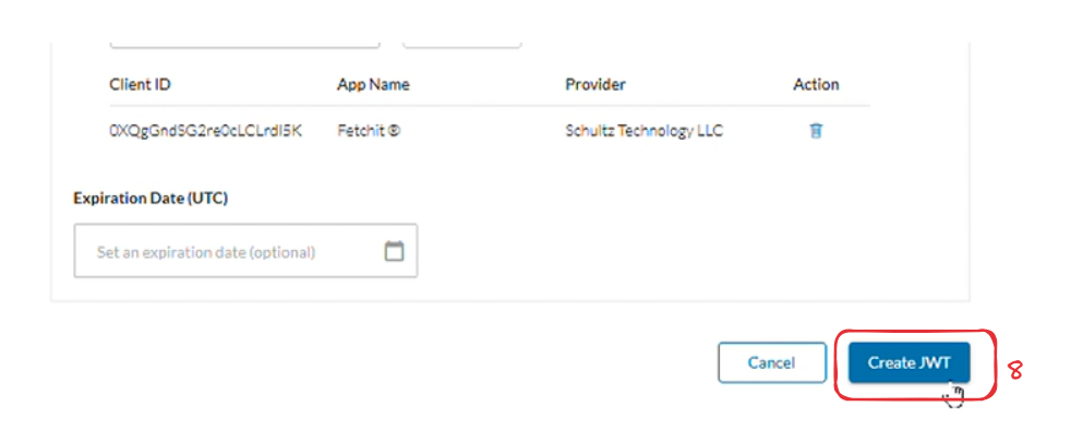 Labelling the JWT token Fetchit